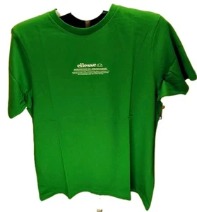 Camiseta Ellesse Para Hombre Verde De Gran Tamaño Con Marca Talla Mediana Nueva  - Imagen 1 de 21
