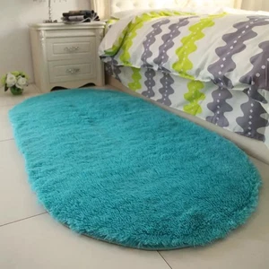 Anti-Slip Home Shaggy Bedroom Bedside Decoration Fluffy Area Rugs - Picture 1 of 1
