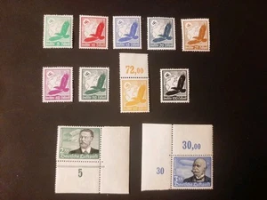 1934 Deutsche Reich Flugpost Satz ** Postfrisch - Picture 1 of 2