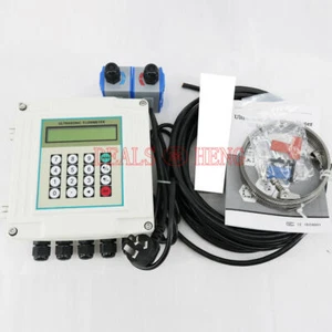 TUF-2000SW+TS-2 Fixed Ultrasonic Flow Meter DN15-100mm Liquid Flowmeter - Picture 1 of 1