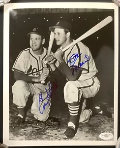 Stan Musial Signed Photo 8x10 Baseball Enos Slaughter Autograph Cardinal HOF JSA - Picture 1 of 2