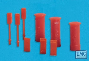 5191 Modelscene N Gauge Post Boxes Pack of 9 - Picture 1 of 1