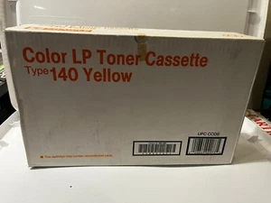 Casete de tóner amarillo 402073 para Ricoh color LP tipo 140 nuevo sellado - Imagen 1 de 8