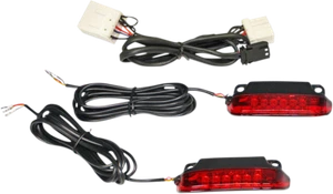 CD-LR-09-R LIGHT SBAG 09-13FLHT RED HARLEY FLTRX 1584 ROAD GLIDE CUSTOM 2011 - Foto 1 di 2