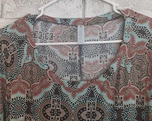 Paisley Grace USA Tunika Kleid Gr. XXL plus Tulpenärmel - Bild 1 von 7