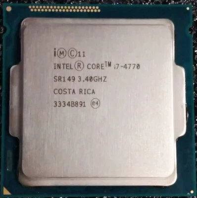 Intel Core i7-4770 SR149 Quad Core 3.4GHz Desktop LGA1150 CPU Processor - Tested - Image 1 of 2