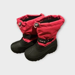 Kamik Waterbug Waterproof Winter Snow Boots Berry Pink Girls Toddler Size 11 - Picture 1 of 10
