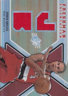 A8826- 2008-09 SPx Freshman Orientation #FOJB Jerryd Bayless Jersey - NM-MT - Image 1 of 2