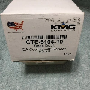 KMC CTE-5104-10 - 2X3 T'stat: Dual,Da with Reheat, Horiz F. NIB - Picture 1 of 2