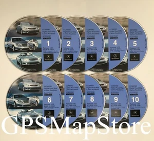 Mercedes GPS Navigation U.S Canada Map 10 Set *See Chart For Compatible Vehicles - Bild 1 von 4