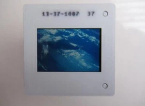 35 mm Dia Shuttle Ansichten der Erde - Hawaiianische Vulkanausbruch Wolke - Bild 1 von 2