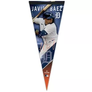 JAVIER BAEZ #28 DETROIT TIGERS ROLL UP PREMIUM PENNANT 12"x30" WINCRAFT 👀 - Picture 1 of 1