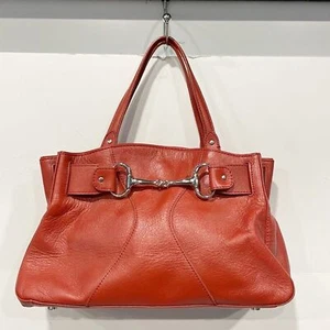 Bolso de Mano TALBOTS Vintage Años 90 Cuero Guijarro Genuino Cartera Cartera Rojo Años 90 - Imagen 1 de 9
