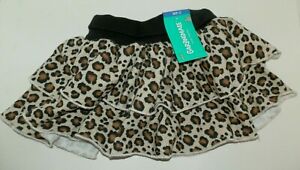 New Baby Girls 12 Months Leopard Print Tier Skort Skirt Garanimals Cheetah