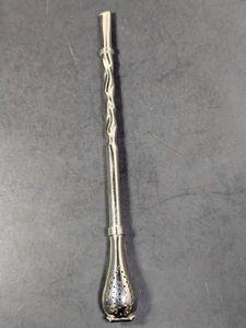 Ersatz Metall Yerba Mate Tee Strohhalm Bombilla Kürbis gefiltert Trinken 71/4" L - Bild 1 von 6