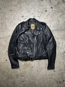 Schott Perfecto 218w Women’s Cropped Biker Leather Jacket M - Picture 1 of 9
