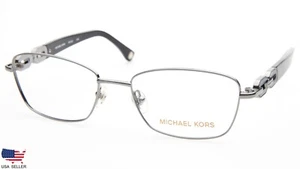 NEW MICHAEL KORS MK363 038 LIGHT GUNMETAL EYEGLASSES FRAME 52-17-135 B34 "READ" - Picture 1 of 12