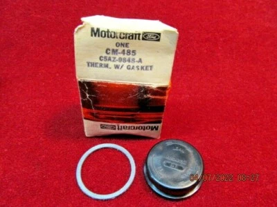 NOS 1960s MOTORCRAFT FORD THUNDERBIRD CHOKE THERMOSTAT HOUSING & GASKET SPRING - Image 1 of 4