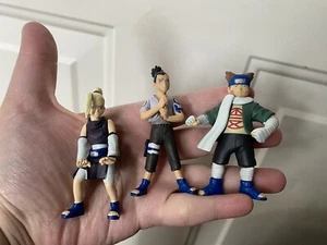 Loose 2002 SHONEN JUMP NARUTO Squad 10 Poseable Figures Anime Set Mattel Rare - Picture 1 of 7