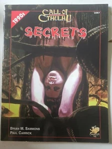 Secrets Call of cthulhu CoC terror rpg libro de aventuras módulo Chaosium Lovecraft - Imagen 1 de 5