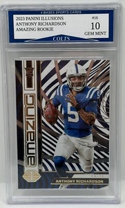 2023 Panini Illusions Anthony Richardson Colts AMAZING Rookie Gem Mint 10! - Picture 1 of 1