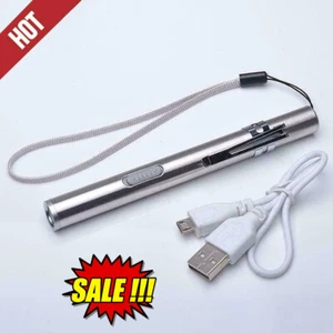 15000 25000k Taktische Taschenlampe Taschenlampe LED Stift Licht Wiederaufladbar - - Bild 1 von 9