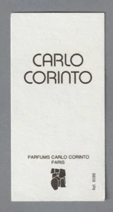 Carte publicitaire - advertising card - Carlo Corinto - Picture 1 of 1