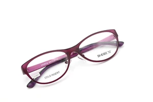 SANS PAREIL BODRUM 900 Matte Plum 53-16-141 Lightweight Eyeglass Frames D389 - Picture 1 of 11