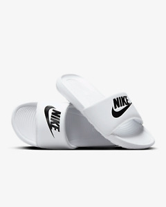 NEW! Nike VICTORI ONE Slides Men's White Size 10 NIB! Style CN9675-100