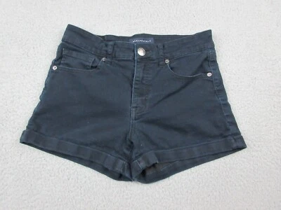 Pantalones Cortos Aeropostale Mujer 8 Azul Chino Tiro Alto Midi Bolsillos Damas 26X11 Foto 1 de 4