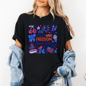 4th of July USA T-Shirt, Independence Day, American Patriotic Shirt Memorial Day - Picture 1 of 6