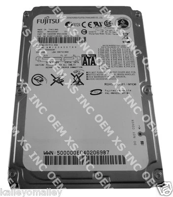 Fujitsu MHV2200BT Mobile 2.5" MHV2200BT Hard Drive 200GB SATA 1.5Gb/s New Pull - Image 1 of 2