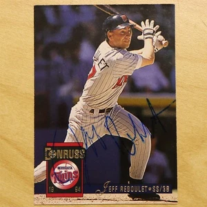 1994 Donruss #85: Jeff Reboulet Autograph (AU298) - Picture 1 of 2