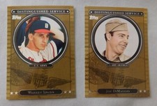 2007 Topps Distinguished Service Baseball Card Pick one