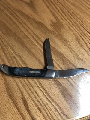 Cuchillo Plegable Vintage Buck 317 EE. UU. Trailblazer 2 Hojas Código de Fecha Previa Foto 1 de 4