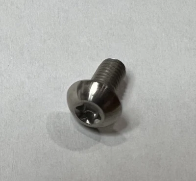 Titanium Ti M5x10mm Screw Torx T25 Head Titanium Disc Brake Rotor Bolt - Image 1 of 3