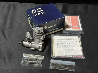 O.S. Engine MAX-46VF ABC Pump rear exhaust 2 cycle engine Made in Japan - Image 1 of 4
