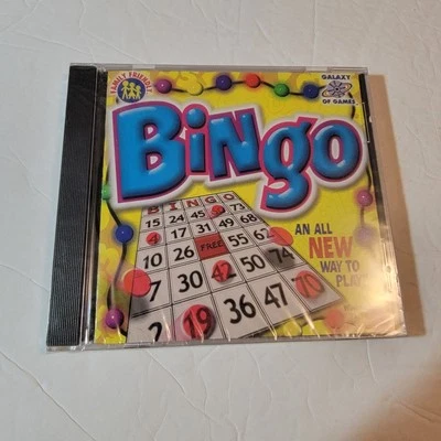 GALAXY SOFTWARE Bingo BRAND NEW FACTORY SEALED Windows 95/98 CD-ROM Retro Game - Image 1 of 4