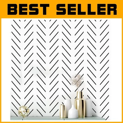 Papel pintado geométrico pelar y pegar 17,7" x 590,5" Foto 1 de 4