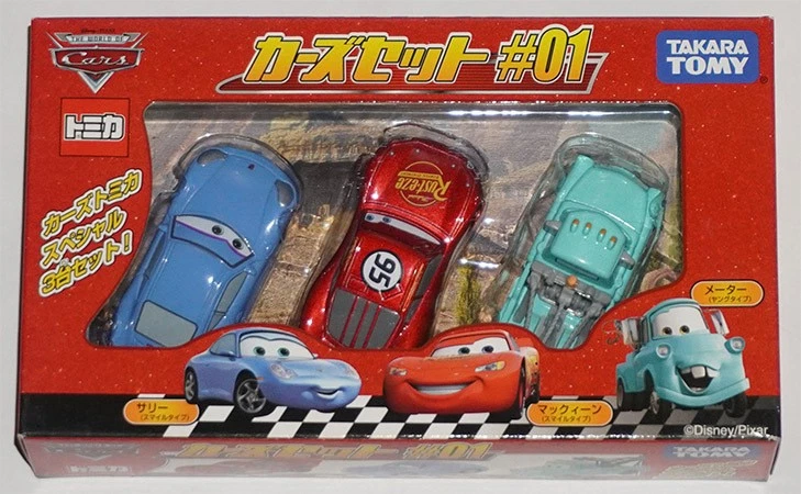 Tomica Cars Set #01 Sally, McQueen, Mater - Image 1 of 1