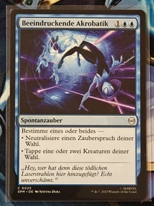 Beeindruckende Akrobatik SPM-25 - Common - NM - Deutsch - MTG-Amazing Acrobatics - Bild 1 von 1
