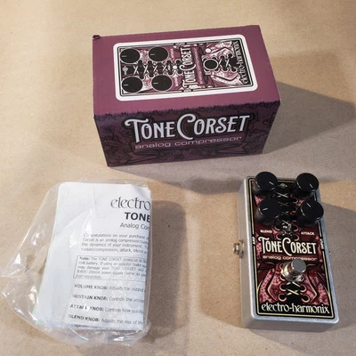 Electro-Harmonix EHX Tone Corset Analog Compressor Guitar Effects Pedal, Mint - Image 1 of 4