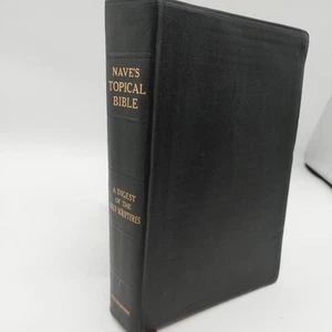 Nave's Topical Bible A Digest of The Holy Scriptures 1962 Thumb Index Book God - Bild 1 von 17
