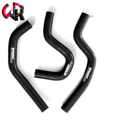 Manguera de silicona negra para HONDA CR80R CR80 CR80RB CR85RB CR85R 1997-2008 1998 1999 Foto 1 de 4