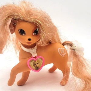 Barbie Pretty Lovin' Pets Mandi Puppy No. de colección 69070 Mattel 1994 cabello brillante - Imagen 1 de 6