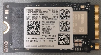 Samsung PM9C1b MZAL81T0HFLB 1TB SSD M.2 2242 PCIe Gen 4 x 4 w/ 2280 Adaptor - Image 1 of 3