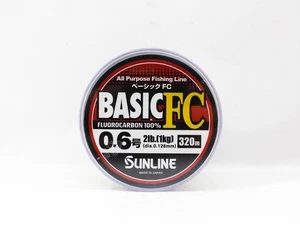 Sunline Fluorocarbon Line Basic FC 320m Size 0.6 2lb (6176) - Picture 1 of 6
