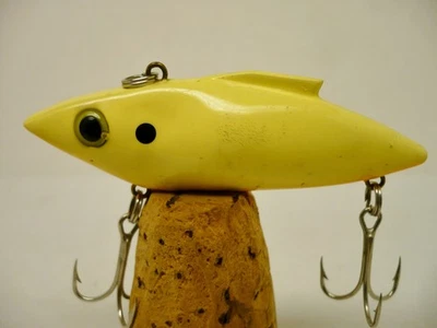 Vintage Fishing Lure Bill Lewis Rat-L-Trap Crankbait Bone Orange Belly - Image 1 of 4