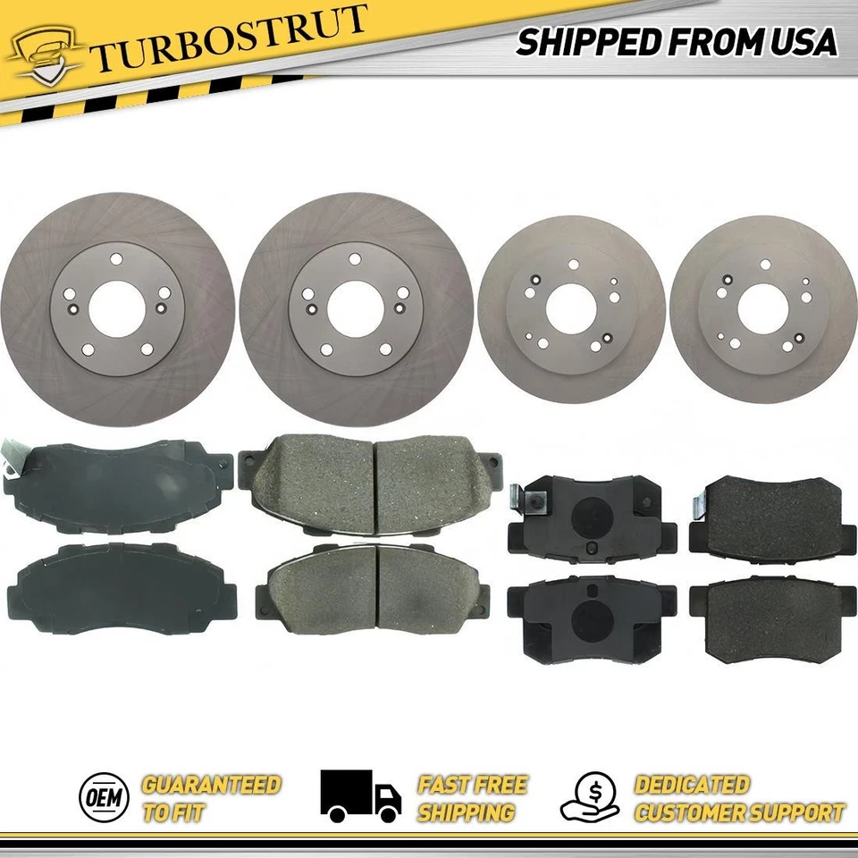 Kit de pastillas de freno delanteras y traseras OE para Honda Accord 1998-2002 3,0 L Foto 1 de 1