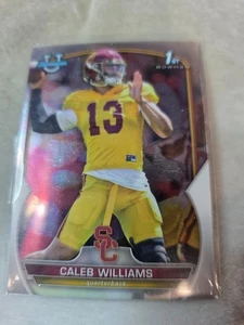 2022 Bowman University Chrome Caleb Williams #50 RC 1st Rookie - Bild 1 von 2